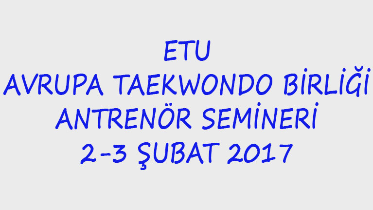 Taekwondo Antrenör Semineri