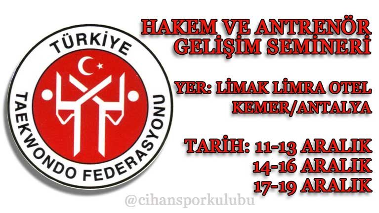 Hakem ve Antrenör Gelişim Semineri