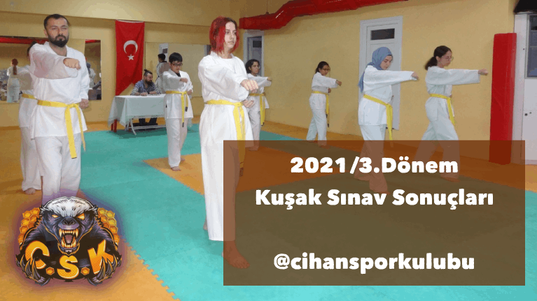 2021/3.Dönem GIP Kuşak Sınav Sonuçları